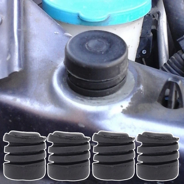 Lot De 5 Tampons Caoutchouc Pour Capot Nissan - Butées D'amortissement, Noir - Remplacement D'origine