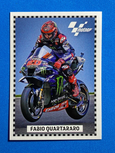 Panini Moto GP 2023 – Boîte Métal Collector + 10 Pochettes Stickers & 3 Cartes Limitées
