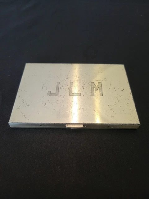 Volupte Sterling Silver Cigarette Case 146 grams