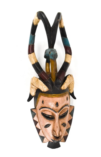 Guro Passport Mask with Bird Cote d'Ivoire African Art