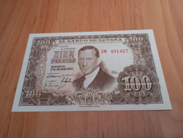 Billete 100 pesetas 1953 . Julio Romero De Torres SC-