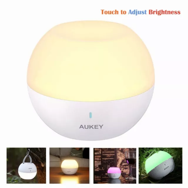 Veilleuses Éclairage intérieur,Lampe de chevet,Contrôle tactile rechargeable USB
