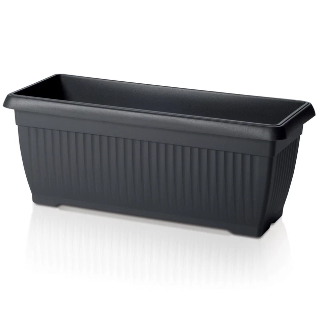 STEFANPLAST Fioriera per Esterni con Grigliato in Plastica Rettangolare 80x36x140 cm colore