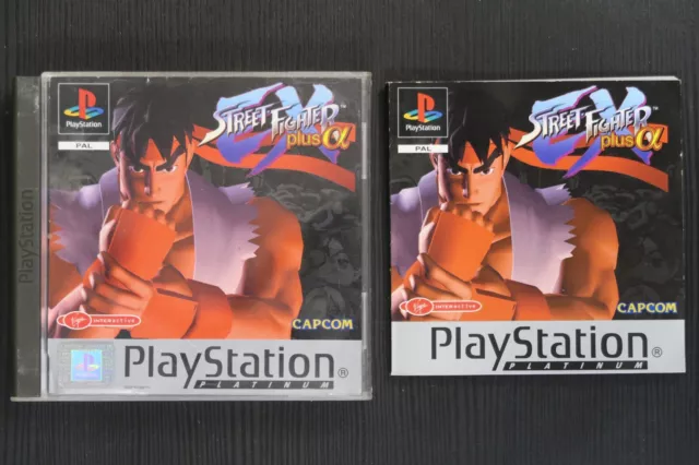 Street Fighter EX plus Alpha PS1 SANS JEU BOITE VIDE PAL FR Sony PlayStation 1 2