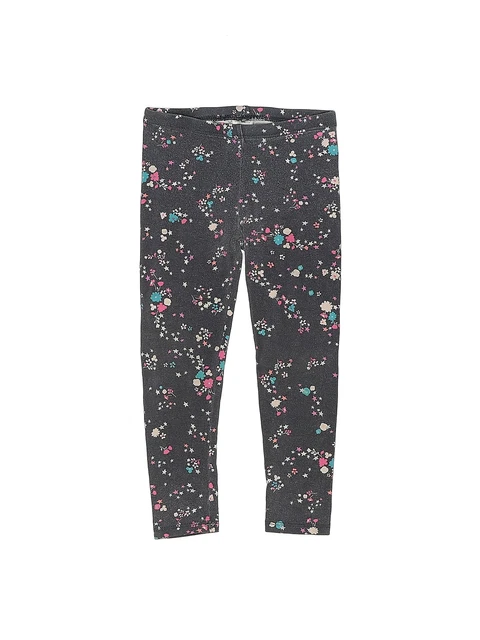 OshKosh B'gosh Girls Black Leggings 4T
