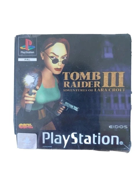 Jeu PlayStation 1 - Tomb Raider 3 Avec Lara Croft - Très Bon état - Sorti En 1998