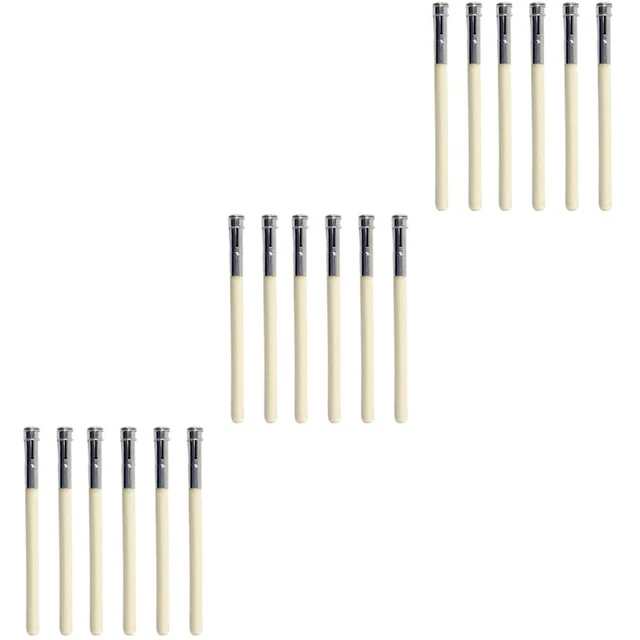 18 piezas Extensor de lápiz de una sola cabeza de madera Dibujo Arte Dibujo Extensor de lápiz para