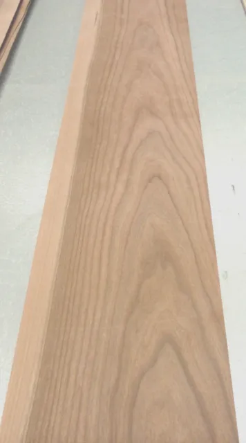 Cherry wood veneer 7" x 79" raw no backing 1/42" thickness "A" grade quality