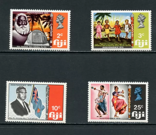 K579 Fiji 1970 Unabhängigkeit 4v. MNH