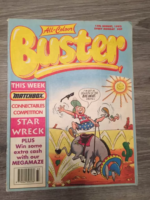 Buster Comic - 15th August 1992