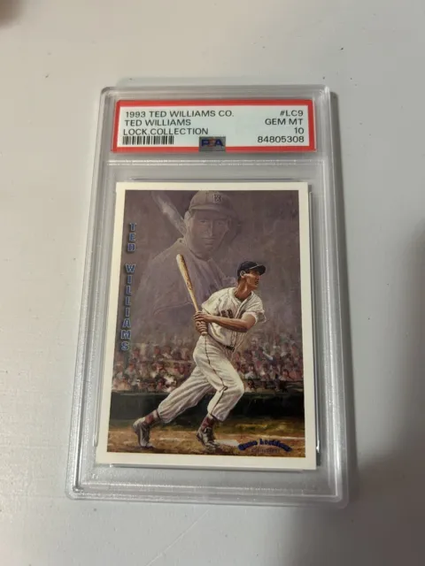 Ted Williams PSA 10 Gene Locklear Collection 1993 Ted Williams #LC9 HOF POP 6