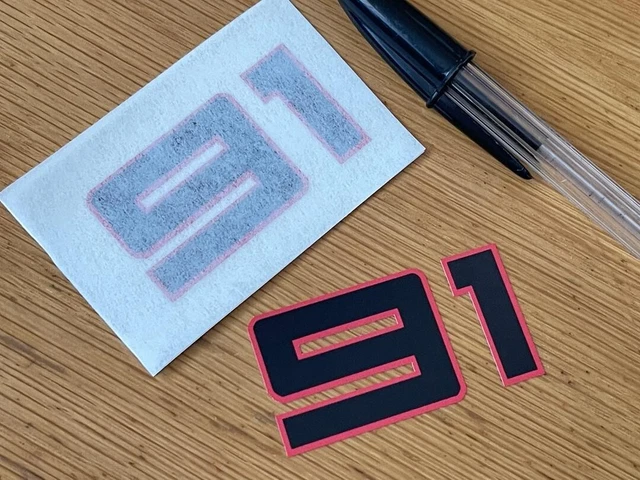 Leon Haslam Race Number 91 - (Very Small Pair) - UK SELLER
