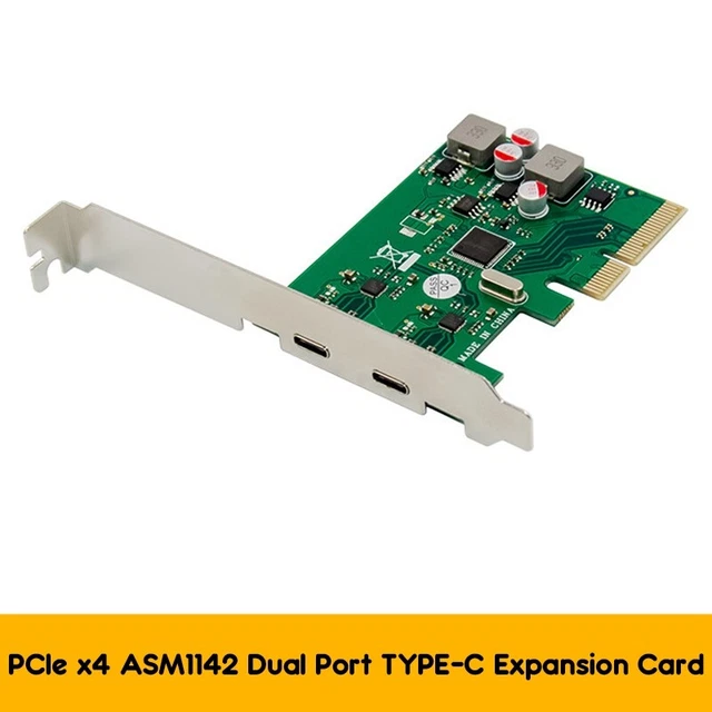 ASM1142 PCI-E X4 USB 3.1 Gen2X2 scheda di espansione doppia porta TYPE-C 10G alta Sp I9R3