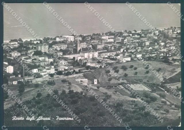 Teramo Roseto degli Abruzzi Foto FG cartolina JK1808