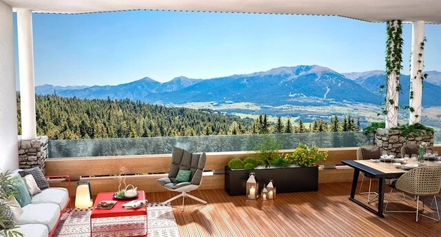 T3 avec terrasse (45 m2) • Le Balcon de Cerdagne — Font-Romeu-Odeillo-Via