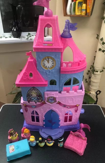 Fisher Price Little People Magical Wand Palace Princesses & Furniture p/up Bris