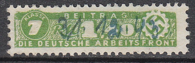Stamp Germany Revenue WWII Fascism War Era War DAF LR 07 140 Used