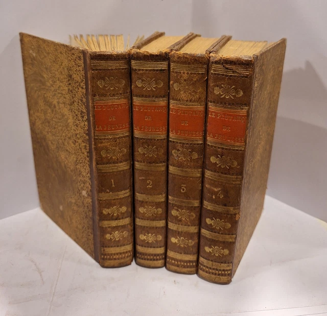 Le Plutarque De La Jeunesse Ou Abrégé Des Vies Des Plus Grands Hommes, Livre Ancien Illustré