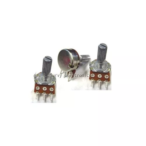 5pcs 1K Ohm Linear Taper Rotary Potentiometer Panel pot B1K 15mm