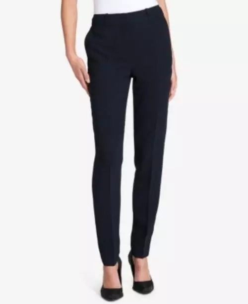 MSRP $89 Dkny Essex Slim-Leg Pants Blue Size 2 NWOT