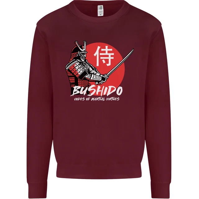 Felpa maglione Bushido Samurai Warrior Sword Ronin MMA Sword 6
