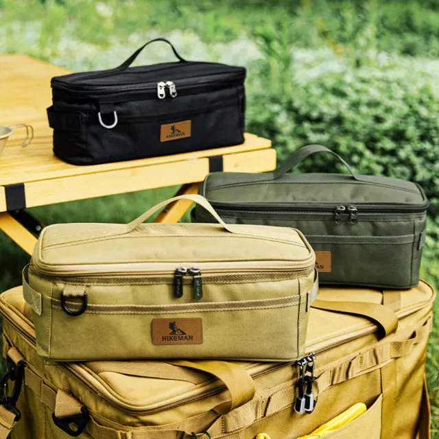 TRAVEL BBQ UTENSIL Bag Waterproof Cookware Storage Bag Outdoor Camping ...