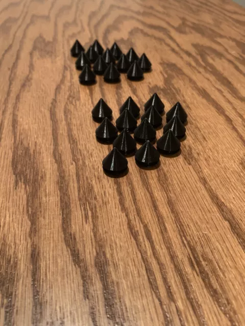 NEW Glow in the Dark Spikes For Crocs, 3D printed pointy charms, 26 piece  set