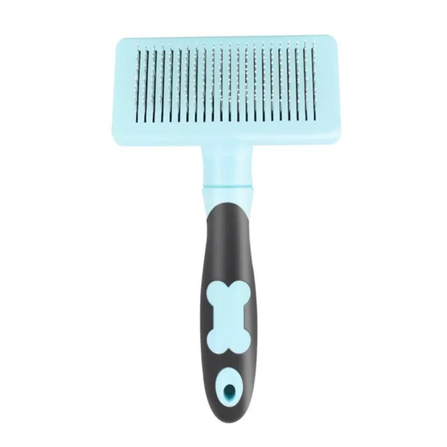 Self Cleaning Dog Cat Hair Slicker Brush Grooming Brush Comb Shedding Tool 4
