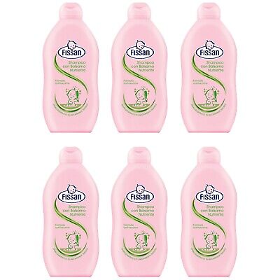 6 pezzi FISSAN Shampoo Con Balsamo Nutriente neonati bambino anti lacrime 400ml