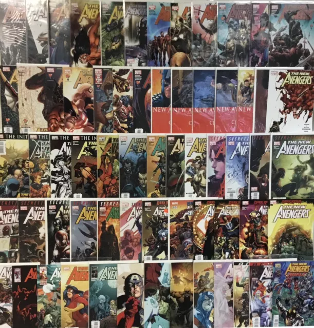 Marvel Comics The New Avengers Run Lot 1-64 + Annual & Finale (Read Description)