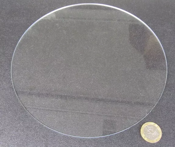 1/8" (.118") Thick x 8.00" Diameter Acrylic Circle Disc Clear 3 Pcs