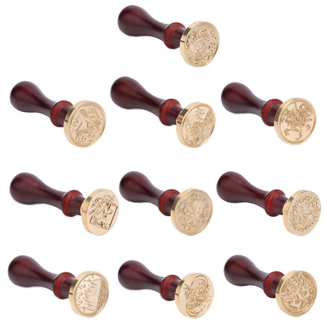DIY Scrapbooking Album Envelope Handcraft Sealing Wax Stamp Vintage Seal Stamp
