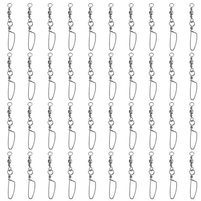 émerillon Acier Inoxydable Émerillons De Pêche Shaddock - Lot De 500 En Acier Inox - Tailles 2,4