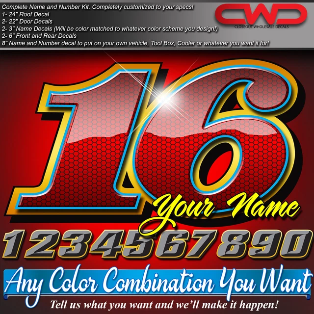 Race Car Numbers Package Dirt Late Model Modified Str vrogue.co