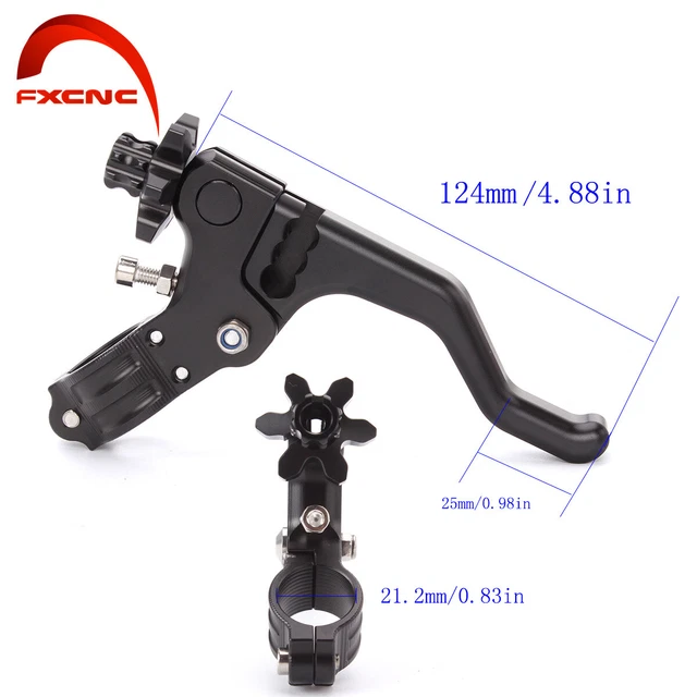 For Honda Grom CBR300R CBR250R CBR500R CBR600R Black Stunt Cable Clutch Lever US