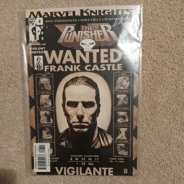 Punisher #8 Volume 4 Marvel Knights Comics 2002