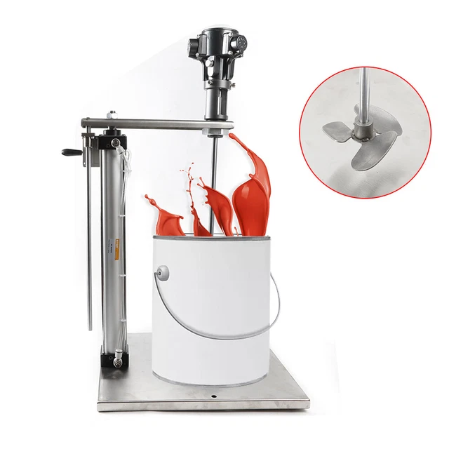 5 Gallon Automatic Paint Air Power Mixer Blender +Stand Pneumatic Mixing Machine
