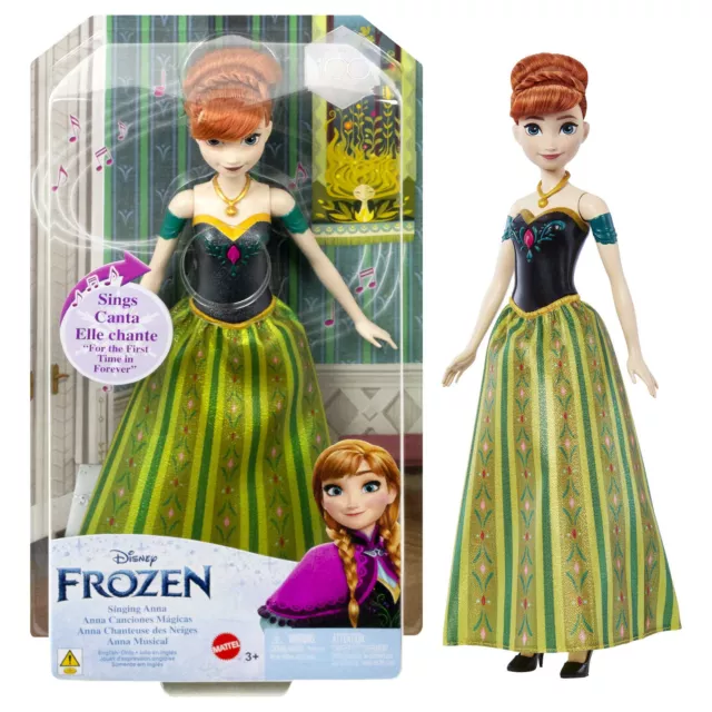 Disney Frozen Singing Anna Doll Sings “For the First Time in Forever” From Movie