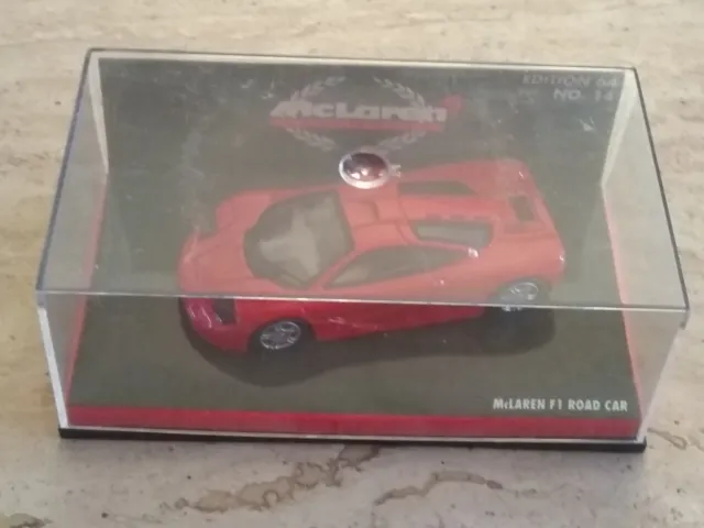 McLaren F1 Road Car - MInichamps 1/64 scale Red  BOXED