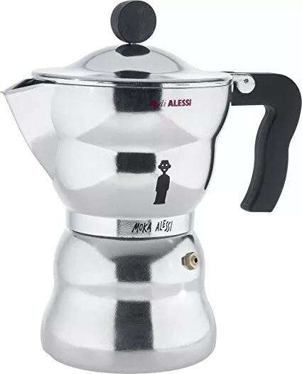 CAFFETTIERA ESPRESSO MOKA 1 TAZZA AAM33.1 ALESSI spa NUOVO colamussidesign.com