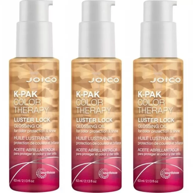 Joico K-Pak Color Therapy Luster Lock Glossing Oil 63 Ml X 3