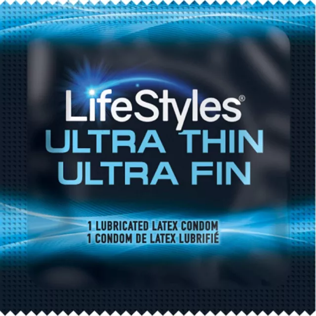 Lifestyles Ultra Thin Lubricated Bulk Condoms - Choose Quantity