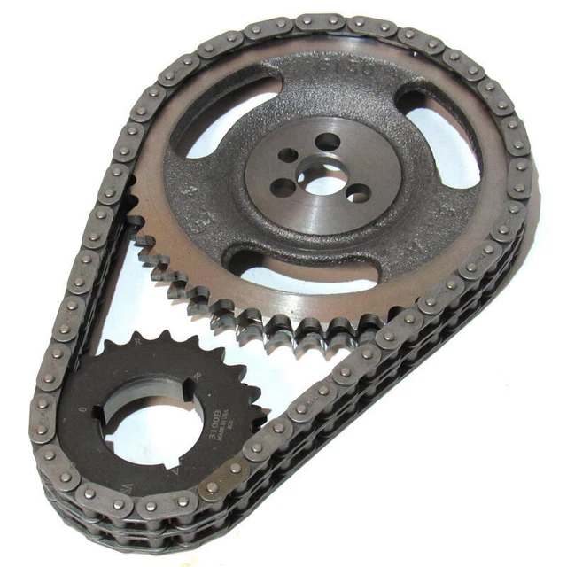 SA Gear Timing Set 78150R; 3-Key Dbl Roller .250" for 85-93 Chevy 305-350 SBC