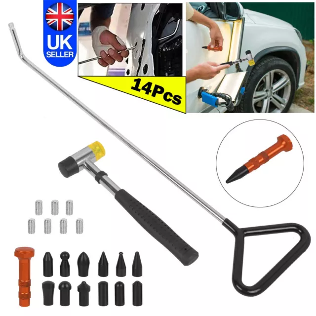 Paintless Dent Repair Rod Kit Auto Dent Removal Tools Car Dent Pullout Tools