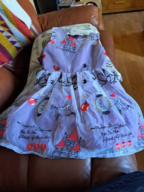 Paulinie Fairy Tales Snow White Cinderella Dress Age 6-7 toile Needs Belt Repair