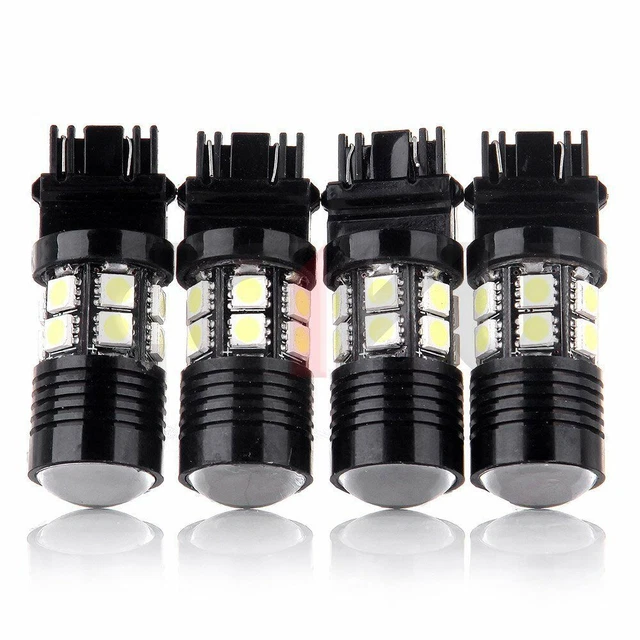 x4 1157 2057 BAY15D  LED 12 SMD Projector Lense Tail Brake Light Bulbs G33