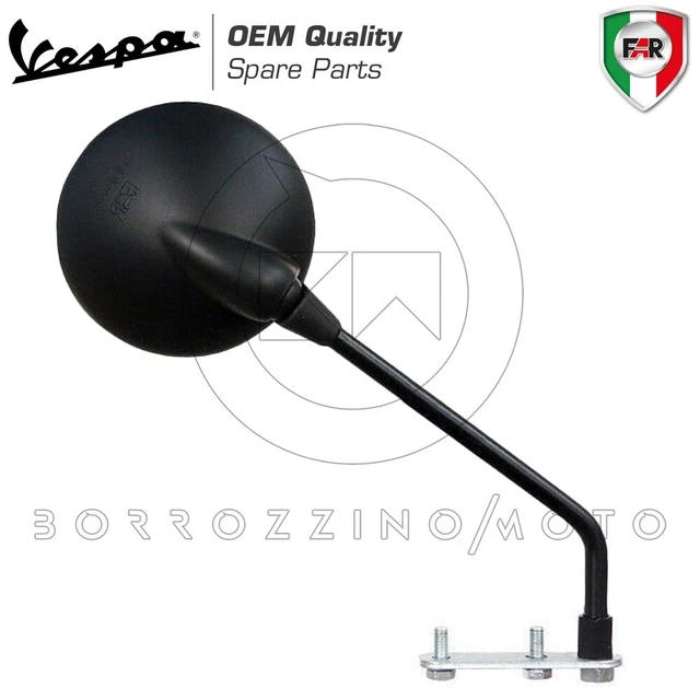 Par De Espejos Retrovisores Cromados FAR Para Vespa PX 125 150 200, 50 Special, PK S XL – Montaje Lateral Derecho E Izquierdo