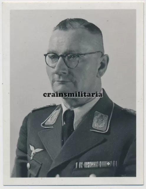Orig. Foto Portrait Luftwaffe Major Offizier m. Ordensspange Orden Nürnberg 1942