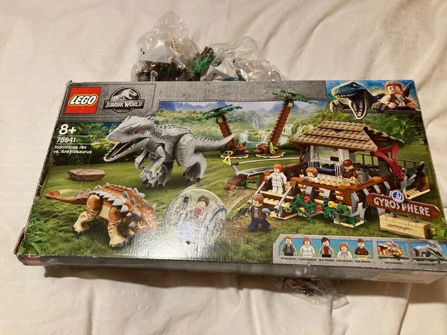 LEGO JURASSIC WORLD Indominus Rex vs. Ankylosaurus 75941 - new missing ...