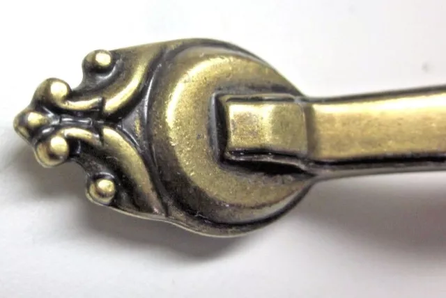 Amerock 735 Drawer Pull Handle Dark Aged Brass 3" Centers Mid Century 1 Vtg MCM 3